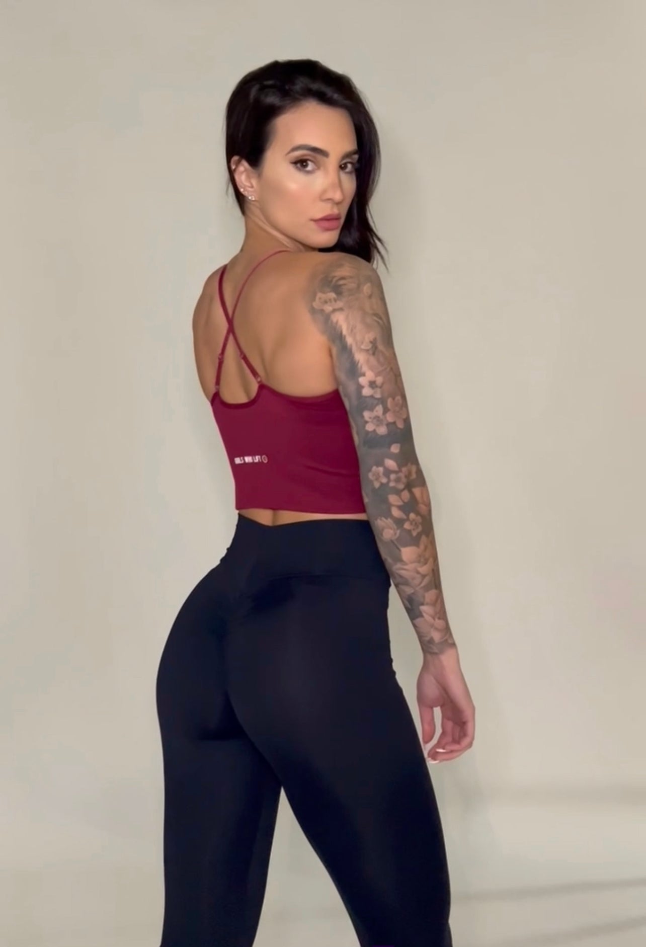 Rebellion Crop Bra - Red