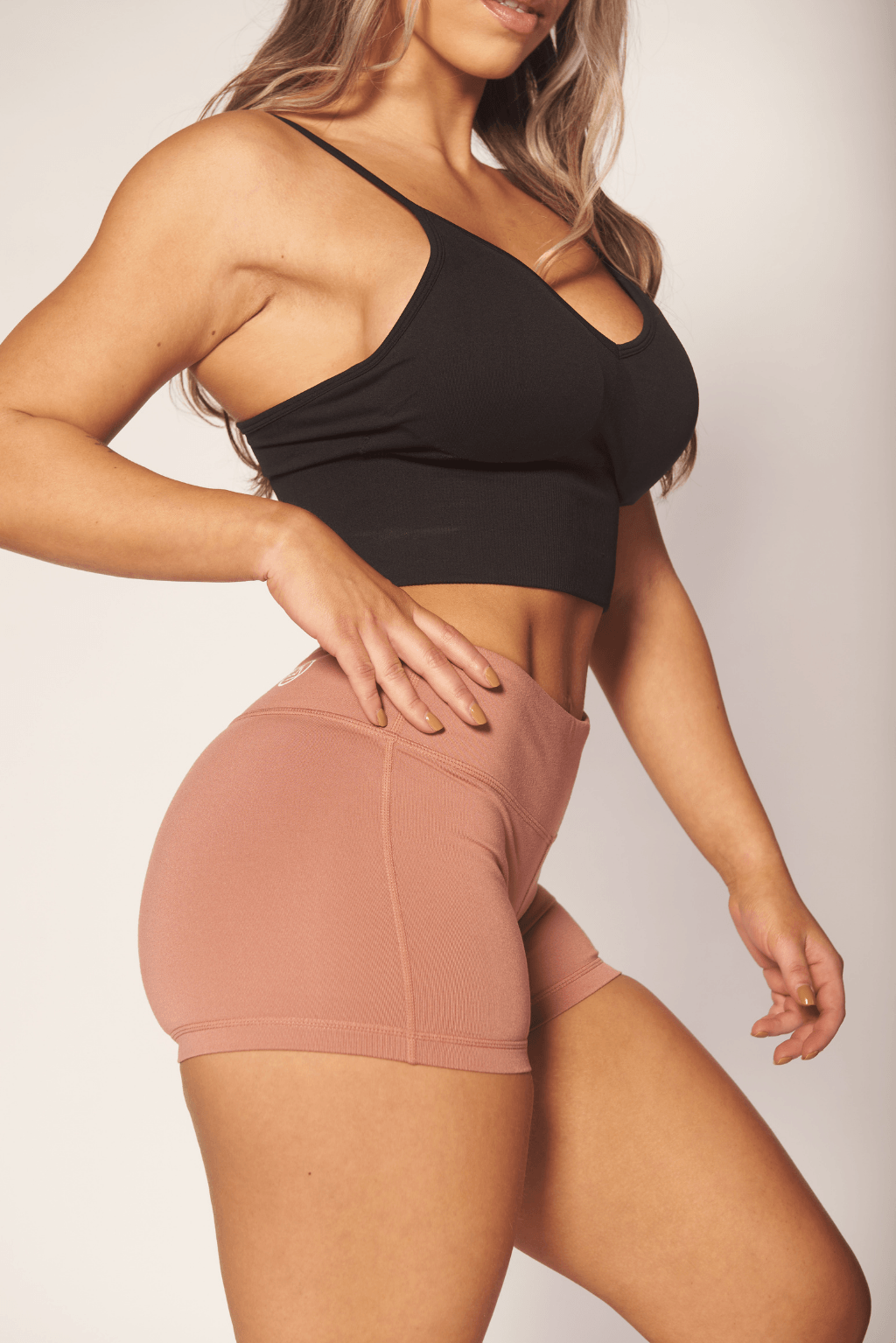Bootiful Booty Shorts - Dusty Rose