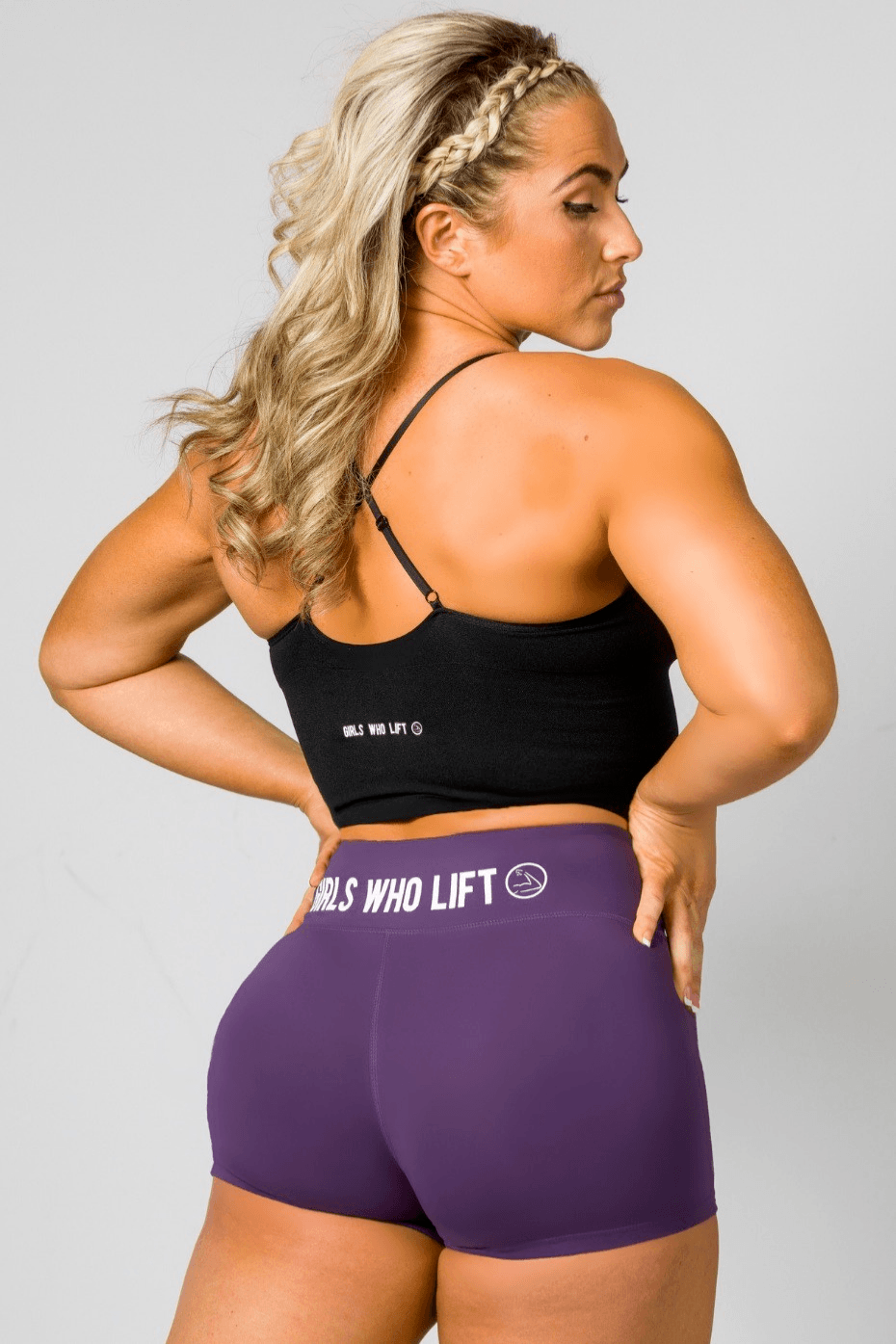 Bootiful Booty Shorts - Purple