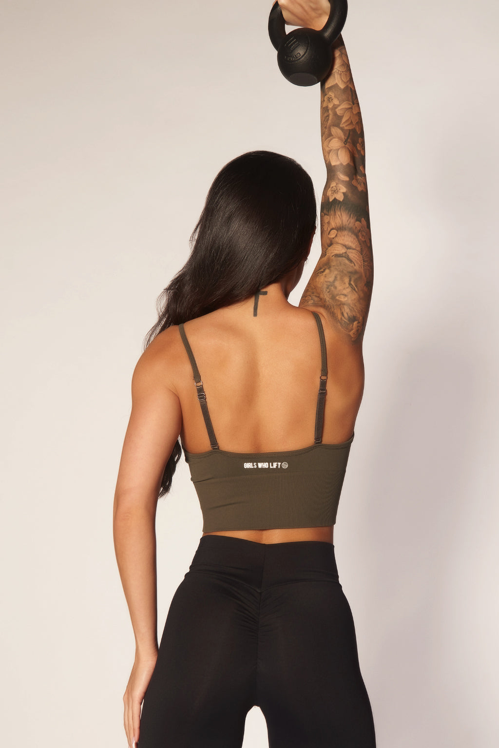 Revolutionary Ribbed Bralette- Gunmetal