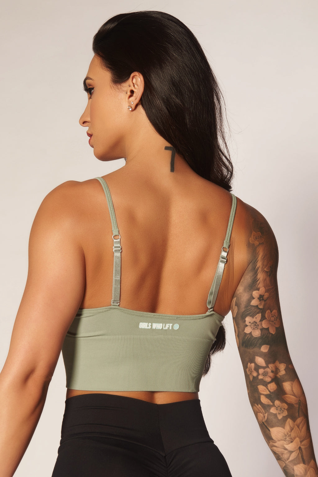 Revolutionary Ribbed Bralette- Pistachio