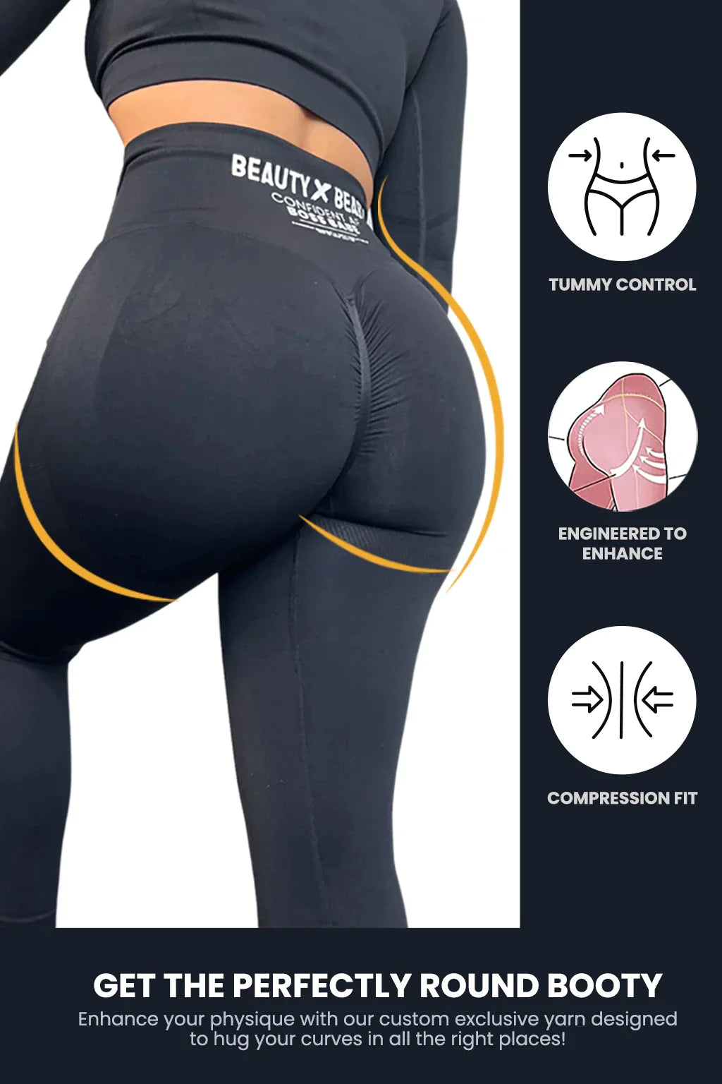 B X B Seamless Scrunch Booty Leggings