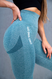 Beauty x Beast Seamless Scrunch Leggings - Teal