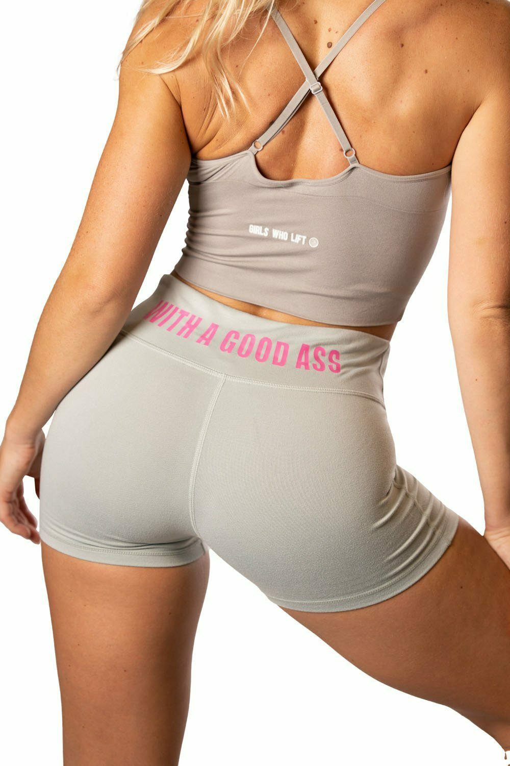 BADASS WITH A GOOD ASS™ BOOTY SHORTS – Girls Who Lift