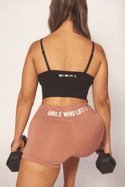 Bootiful Booty Shorts - Dusty Rose
