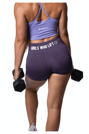 Bootiful Booty Shorts - Purple