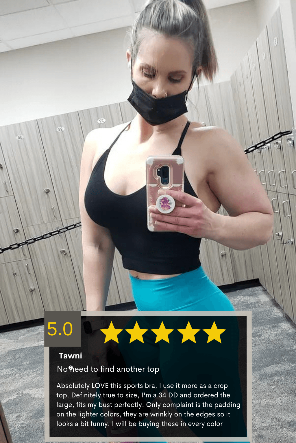 Rebellion Crop Bra - Black